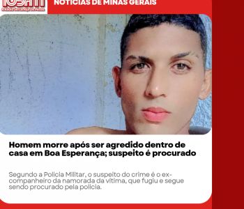 Homem morre após ser agredido dentro de casa em Boa Esperança; suspeito é procurado.